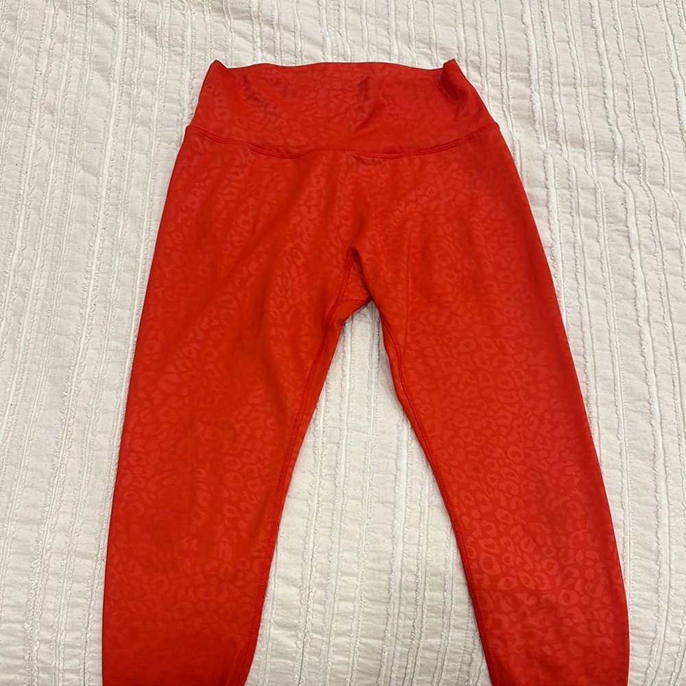 BuffBunny Red Leggings Athletic Stretch